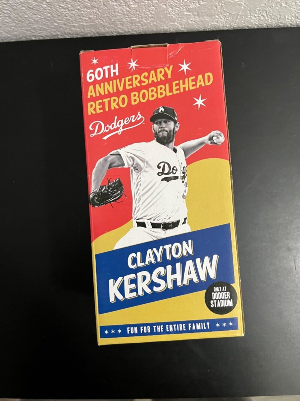 Los Angeles Dodgers Clayton Kershaw 60th Anniversary Retro Bobblehead